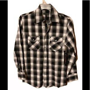 NWT Mens Small Plaid Shirt